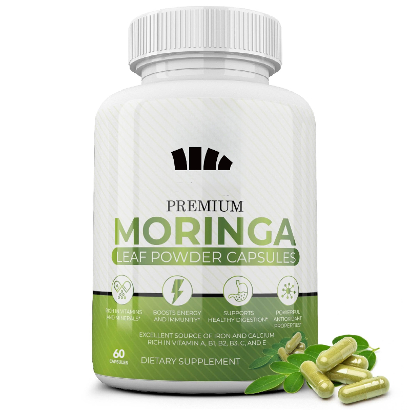 Moringa Leaf Powder - كبسولات المورينجا الطبيعية - مكمل مسحوق