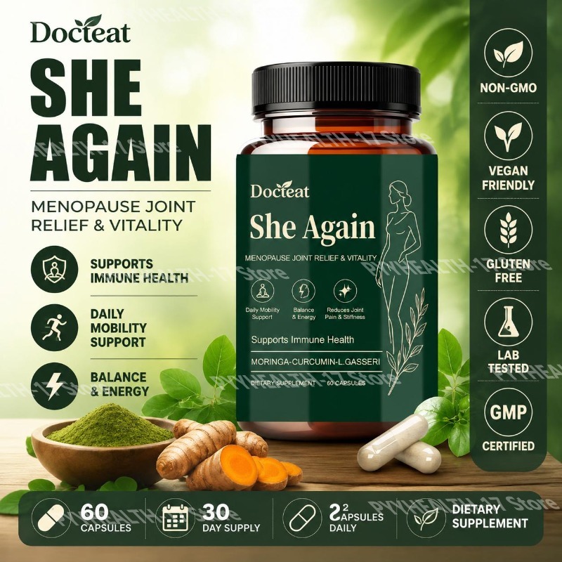 Moringa Leaf Powder - دكتييت شي أجين كبسولات دعم المفاصل