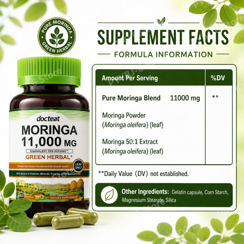 مكمل عشبي أخضر من المورينجا بت - مراجعة Green Herbal Wellness وسعره