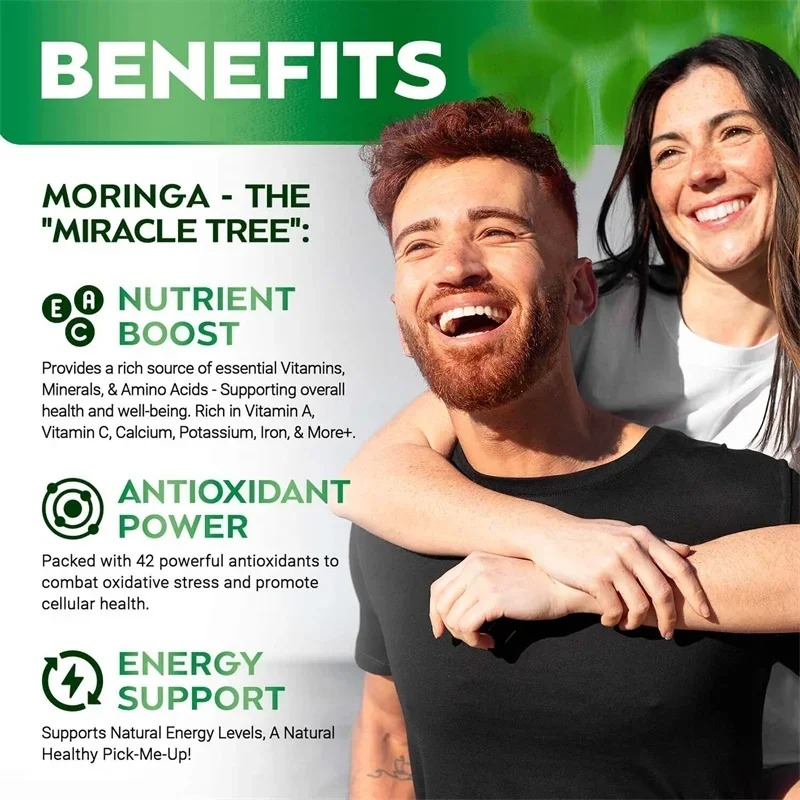 كبسولات مسحوق أوراق المورينجا  - مراجعة Moringa Leaf Powder وسعره