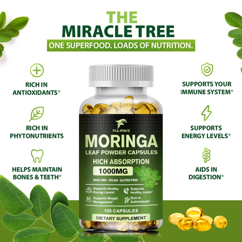 مكمل غذائي طبيعي من المورينجا  - مراجعة Moringa Leaf Powder وسعره