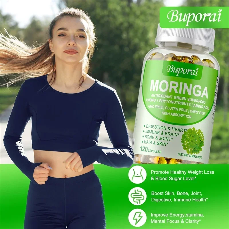 كبسولات مورينجا 1000 ملغ - تدع - مراجعة Moringa Leaf Powder وسعره