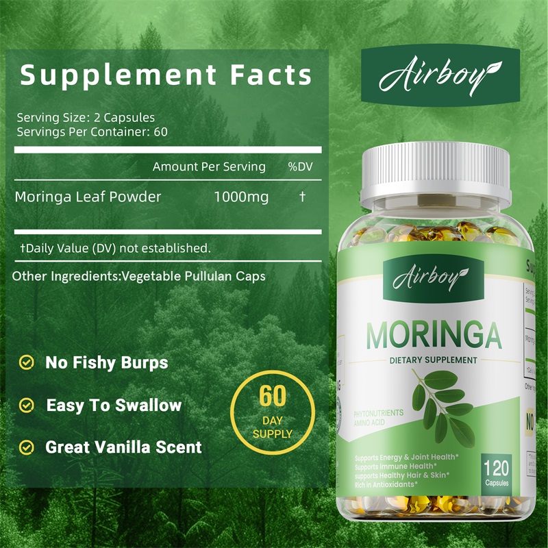مكملات مورينجا - مضادات الأكسد - مراجعة Moringa Leaf Powder وسعره