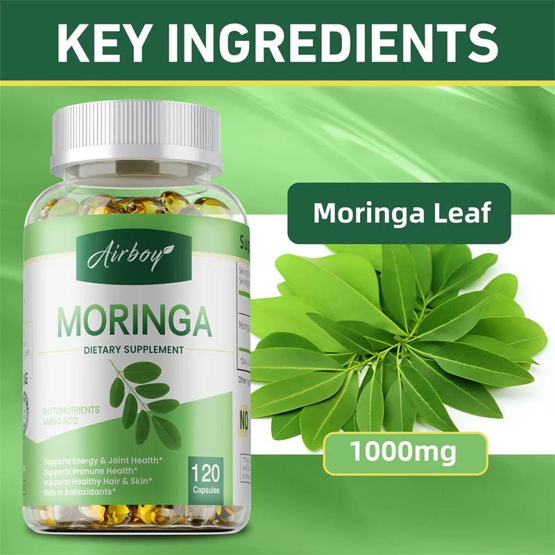 مكملات مورينجا - مضادات الأكسد - مراجعة Moringa Leaf Powder وسعره